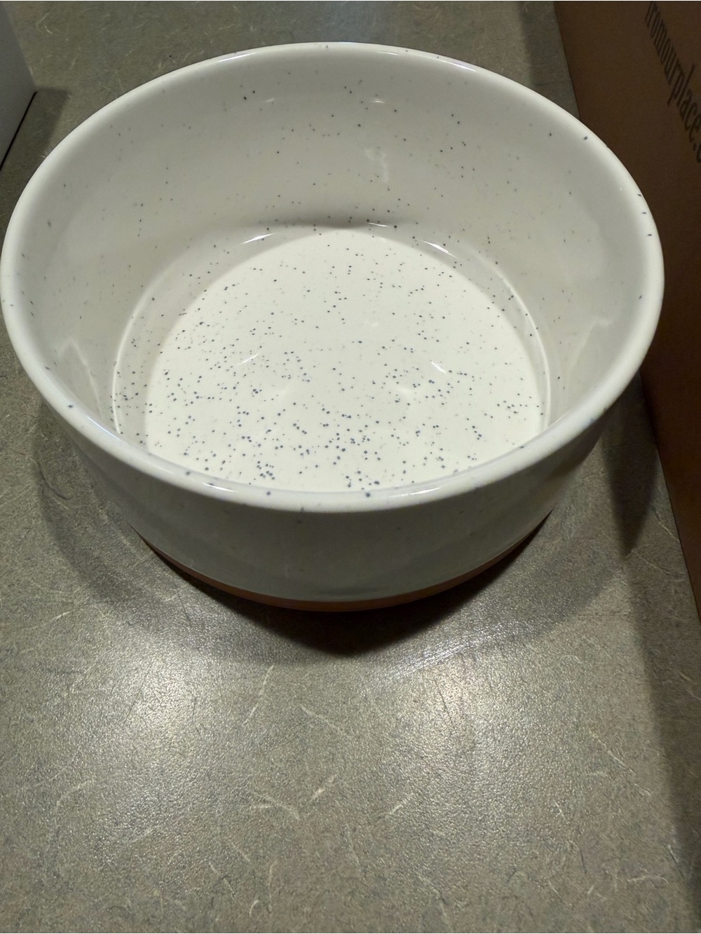 Our Place Speckled Cream Stoneware Dinnerware Set with Terracotta Rim - Picture 8 of 8
